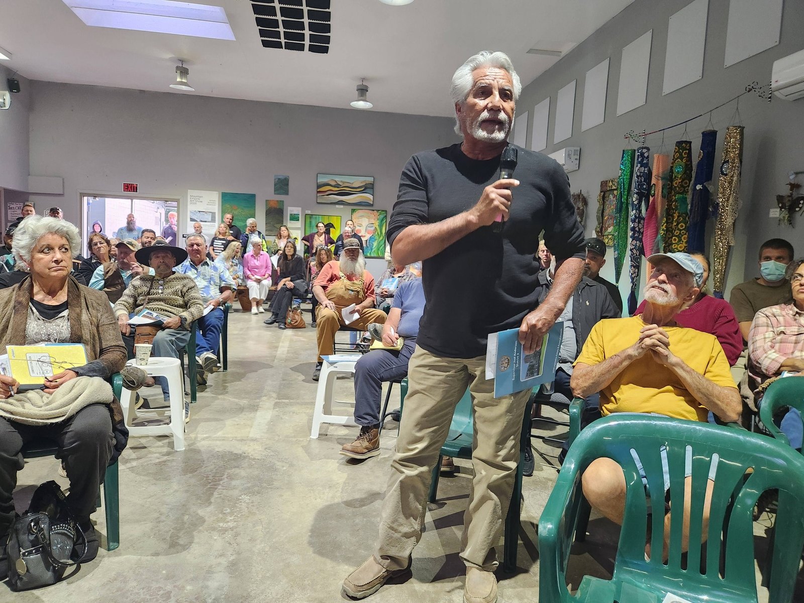 Backcountry residents raise concerns over industrial energy projects during energetic townhall meeting